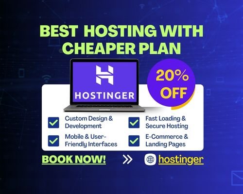 Hostinger Web Hosting – Fast, Secure & Affordable